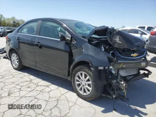 2020 Chevrolet Sonic LT with VIN 1G1JD5SB7L4101000, listed as a Copart auction lot 52336625 with 57,265 mi miles and Salvage title. Bid and sale history available at DreamBid. Image 4.