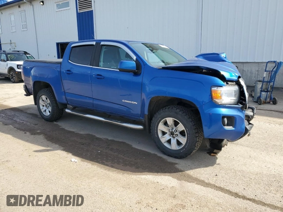 2018 GMC Canyon 4WD SLE z VIN 1GTG6CEN0J1262745, wystawiony jako Copart lot #54671585 z przebiegiem Nie podano mil oraz Szkoda całkowita • Salvage title. Historia ofert i sprzedaży dostępna na DreamBid. Obrazek 4.