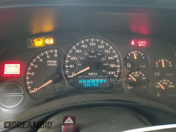 2002 Chevrolet Suburban LT with VIN 1GNFK16Z12J125447, listed as a Copart auction lot 52516305 with 306,705 mi miles and Clean Title. Bid and sale history available at carsss.com. Image 9.