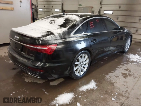 2019 Audi A6 Prestige with VIN WAUM2AF23KN023351, listed as a IAAI auction lot 41375059 with 76,735 mi miles. Bid and sale history available at carsss.com. Image 4.