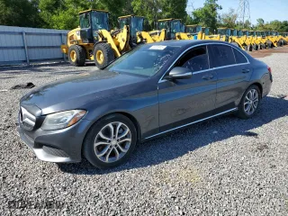 2015 Mercedes-Benz C-Class C 300 with VIN 55SWF4JB4FU087278, listed as a Copart auction lot 53405915 with 179,629 mi miles and Clean Title. Bid and sale history available at carsss.com. Image 1.