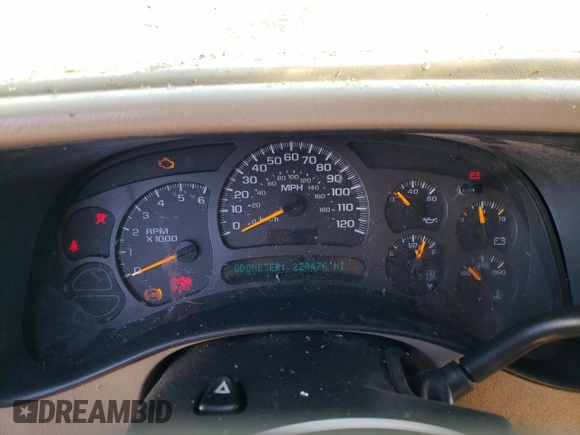 2003 Chevrolet Tahoe LS with VIN 1GNEC13V53R125058, listed as a Copart auction lot 65245434 with 220,476 mi miles and Salvage Title. Bid and sale history available at carsss.com. Image 9.