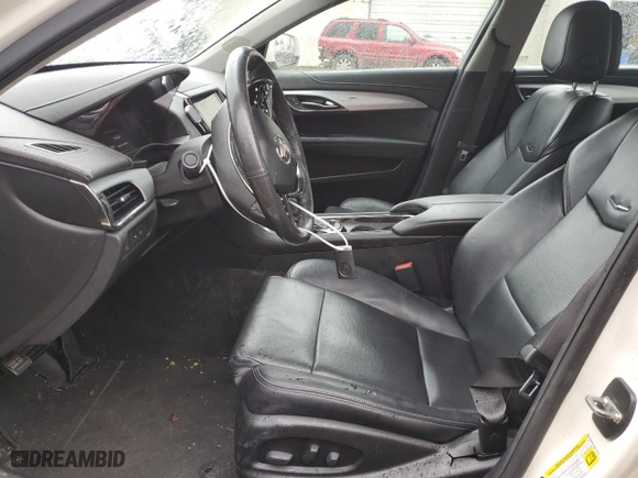2014 Cadillac ATS Luxury RWD with VIN 1G6AB5SX9E0110514, listed as a Copart auction lot 43854535 with NaN miles and Salvage Title. Bid and sale history available at carsss.com. Image 7.