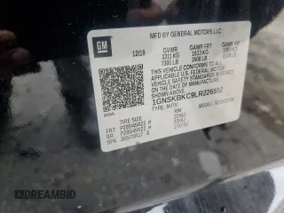 2020 Chevrolet Tahoe LT z VIN 1GNSKBKC9LR226552, wystawiony jako Copart lot #58490945 z przebiegiem 68 802 mil mil oraz Szkoda całkowita • Salvage title. Historia ofert i sprzedaży dostępna na DreamBid. Obrazek 14.
