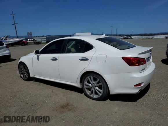 2006 Lexus IS 250 Manual with VIN JTHBK262862020497, listed as a Copart auction lot 52435685 with 126,881 mi miles and Clean Title. Bid and sale history available at carsss.com. Image 2.