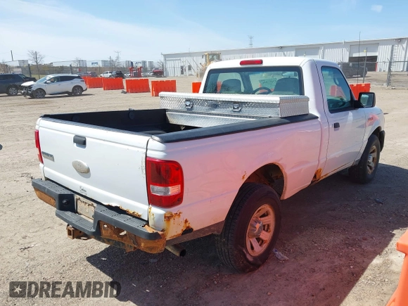 2009 Ford Ranger XL with VIN 1FTYR10D79PA64395, listed as a IAAI auction lot 42017096 with 266,934 mi miles. Bid and sale history available at carsss.com. Image 4.