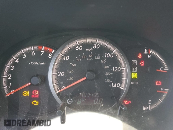 2010 Mazda 5 Sport with VIN JM1CR2WL1A0381830, listed as a Copart auction lot 75285824 with 143,455 mi miles and Salvage Title. Bid and sale history available at DreamBid. Image 9.