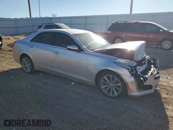 2017 Cadillac CTS AWD with VIN 1G6AW5SX7H0173961, listed as a Copart auction lot 82490624 with 109,598 mi miles and Salvage title. Bid and sale history available at DreamBid. Image 4.