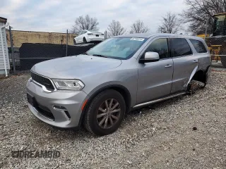 2021 Dodge Durango SXT Plus с VIN 1C4RDJAGXMC765329, выставлен на аукционе Copart как лот 82186314 с пробегом 66 852 миль миль и Списание • Salvage title. История ставок и продаж доступна на DreamBid. Изображение 1.