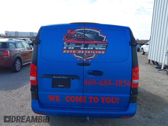 2018 Mercedes-Benz Metris Cargo with VIN WD3PG2EA8J3458614, listed as a IAAI auction lot 41424959 with 69,824 mi miles. Bid and sale history available at carsss.com. Image 17.