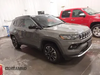 2023 Jeep Compass Limited z VIN 3C4NJDCN1PT524479, wystawiony jako IAAI lot #41955772 z przebiegiem 40 125 mil mil oraz . Historia ofert i sprzedaży dostępna na DreamBid. Obrazek 1.