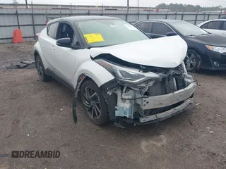2021 Toyota C-HR LE with VIN NMTKHMBX4MR128066, listed as a IAAI auction lot 41102041 with 53,811 mi miles. Bid and sale history available at carsss.com. Image 1.
