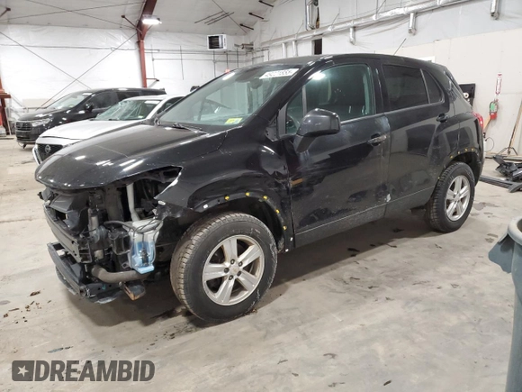 2020 Chevrolet Trax LS with VIN KL7CJNSBXLB324567, listed as a Copart auction lot 49221855 with 111,832 mi miles and Salvage Title. Bid and sale history available at carsss.com. Image 1.