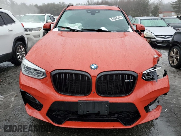 2021 BMW X3 M z VIN 5YMTS0C02M9G31637, wystawiony jako Copart lot #44568295 z przebiegiem Nie podano mil oraz Szkoda całkowita • Salvage title. Historia ofert i sprzedaży dostępna na DreamBid. Obrazek 5.