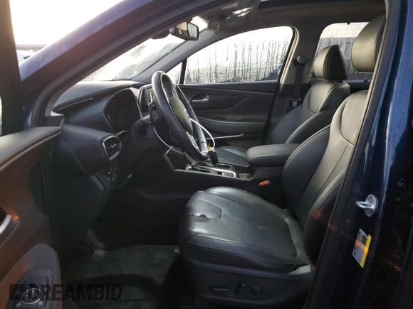 2020 Hyundai Santa Fe SEL with VIN 5NMS3CAA8LH279470, listed as a Copart auction lot 44563235 with 38,159 mi miles and Salvage Title. Bid and sale history available at carsss.com. Image 7.
