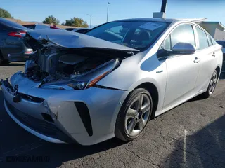 2019 Toyota Prius L Eco with VIN JTDKARFU0K3097075, listed as a IAAI auction lot 41751482 with 16,558 mi miles. Bid and sale history available at carsss.com. Image 19.