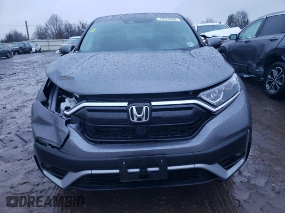 2022 Honda CR-V EX with VIN 2HKRW2H50NH668490, listed as a Copart auction lot 71013392 with 1,844 mi miles. Bid and sale history available at carsss.com. Image 5.