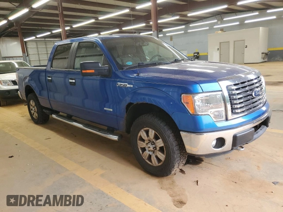 2011 Ford F-150 XLT with VIN 1FTFW1ETXBFC18285, listed as a Copart auction lot 53943355 with 139,861 mi miles and Clean Title. Bid and sale history available at carsss.com. Image 4.