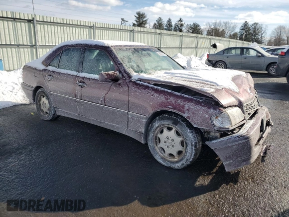 1998 Mercedes-Benz C 230/260/280/320 with VIN WDBHA23G5WA537419, listed as a Copart auction lot 88290375 with 150,179 mi miles and Salvage Title. Bid and sale history available at carsss.com. Image 4.