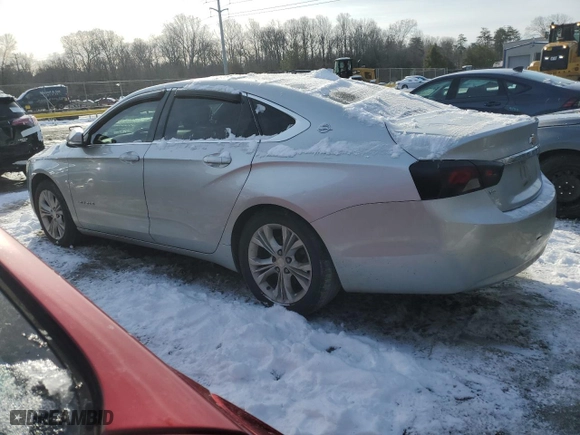 2015 Chevrolet Impala LT with VIN 1G1125S31FU145495, listed as a Copart auction lot 84503824 with 0 mi miles and Salvage Title. Bid and sale history available at carsss.com. Image 2.