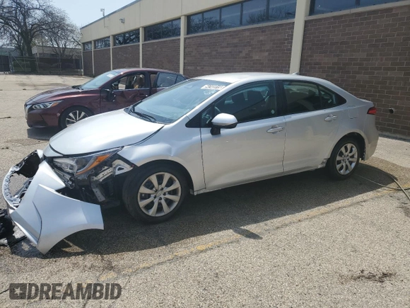 2025 Toyota Corolla LE z VIN 5YFB4MDE6SP261393, wystawiony jako Copart lot #54745915 z przebiegiem 7 080 mil mil oraz Nie do naprawy • Non repairable. Historia ofert i sprzedaży dostępna na DreamBid. Obrazek 1.