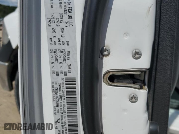 2016 Ram 1500 Express with VIN 1C6RR6FT8GS293086, listed as a Copart auction lot 60343684 with 196,639 mi miles and Clean title. Bid and sale history available at DreamBid. Image 12.