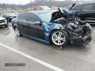 2009 Pontiac G8 with VIN 6G2ER57779L164764, listed as a IAAI auction lot 41178467 with 205,282 mi miles. Bid and sale history available at carsss.com. Image 1.