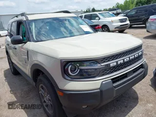 2025 Ford Bronco Sport Big Bend with VIN 3FMCR9BN4SRE02523, listed as a IAAI auction lot 42334451 with 3,374 mi miles and . Bid and sale history available at DreamBid. Image 1.
