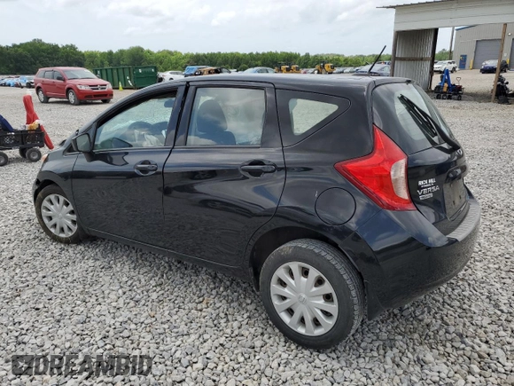 2016 Nissan Note S with VIN 3N1CE2CP5GL393576, listed as a Copart auction lot 61638175 with Not provided miles and Salvage title. Bid and sale history available at DreamBid. Image 2.