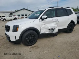 2024 Kia Telluride SX Prestige X-Line z VIN 5XYP5DGC7RG515009, wystawiony jako Copart lot #56064165 z przebiegiem 27 169 mil mil oraz Szkoda całkowita • Salvage title. Historia ofert i sprzedaży dostępna na DreamBid. Obrazek 1.