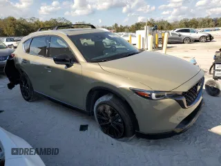 2024 Mazda CX-5 2.5 Carbon Turbo with VIN JM3KFBAY5R0532839, listed as a Copart auction lot 44246525 with 7,725 mi miles and Non Repairable. Bid and sale history available at carsss.com. Image 4.