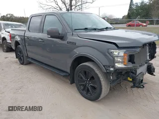 2020 Ford F-150 XL with VIN 1FTEW1EP1LFA66624, listed as a IAAI auction lot 41363707 with 58,135 mi miles. Bid and sale history available at carsss.com. Image 1.