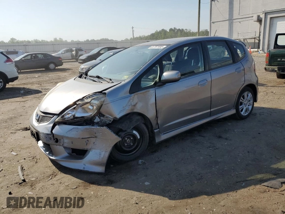 2010 Honda Fit Sport with VIN JHMGE8H47AS023964, listed as a Copart auction lot 61797995 with 78,518 mi miles and Salvage title. Bid and sale history available at DreamBid. Image 1.