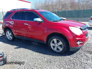 2013 Chevrolet Equinox LTZ with VIN 2GNFLGEK5D6277283, listed as a IAAI auction lot 41838976 with 120,705 mi miles. Bid and sale history available at carsss.com. Image 1.