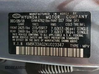 2019 Hyundai Kona Limited with VIN KM8K33AG2KU023347, listed as a Copart auction lot 49526345 with 65,764 mi miles and Clean Title. Bid and sale history available at carsss.com. Image 13.