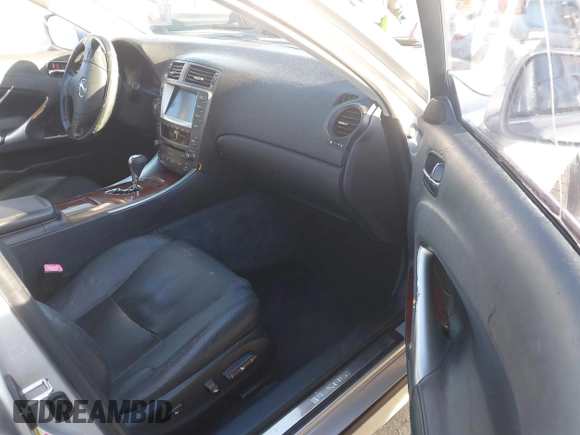 2008 Lexus IS 250 with VIN JTHBK262682066459, listed as a IAAI auction lot 41643393 with 156,091 mi miles and . Bid and sale history available at DreamBid. Image 5.