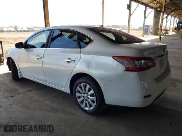2015 Nissan Sentra SV with VIN 3N1AB7AP0FL690947, listed as a Copart auction lot 53983875 with 84,206 mi miles and Salvage Title. Bid and sale history available at DreamBid. Image 2.