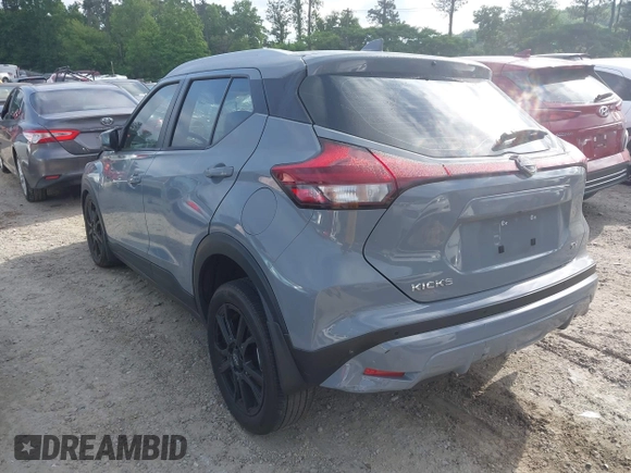 2023 Nissan Kicks SV with VIN 3N1CP5CVXPL552957, listed as a IAAI auction lot 42264347 with 29,463 mi miles and . Bid and sale history available at DreamBid. Image 3.