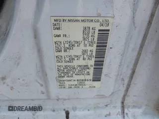 2018 Nissan NV Cargo S z VIN 1N6BF0KM7JN808869, wystawiony jako IAAI lot #42091339 z przebiegiem 242 385 mil mil oraz . Historia ofert i sprzedaży dostępna na DreamBid. Obrazek 9.