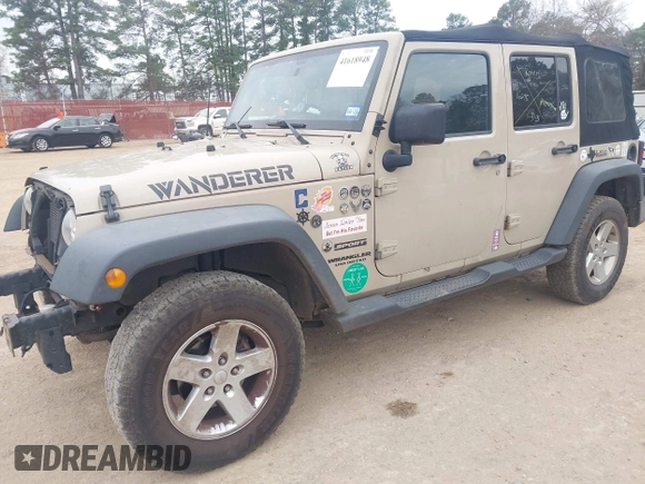 2016 Jeep Wrangler Unlimited Sport with VIN 1C4BJWDG9GL276069, listed as a IAAI auction lot 41618948 with 181,082 mi miles and . Bid and sale history available at DreamBid. Image 2.