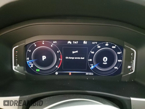 2023 Volkswagen Atlas 3.6L V6 SE w/Technology with VIN 1V2KR2CA5PC511774, listed as a Copart auction lot 46451225 with 38,140 mi miles and Salvage Title. Bid and sale history available at carsss.com. Image 9.