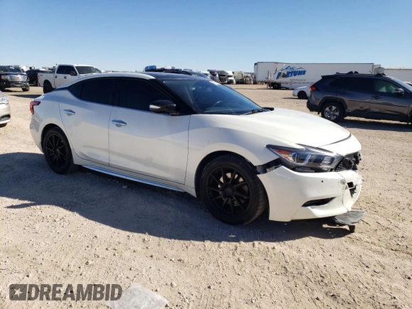 2016 Nissan Maxima SL with VIN 1N4AA6AP3GC396133, listed as a Copart auction lot 46754095 with 138,355 mi miles and Salvage Title. Bid and sale history available at DreamBid. Image 4.