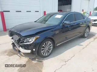 2018 Genesis G80 3.8L with VIN KMHGN4JE3JU246872, listed as a IAAI auction lot 42436770 with 66,022 mi miles and . Bid and sale history available at DreamBid. Image 18.