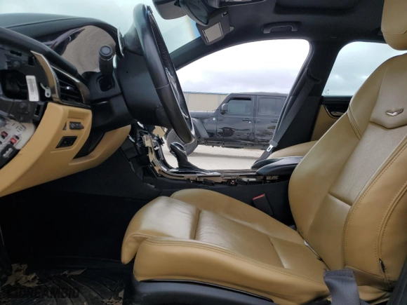 2013 Cadillac ATS Premium with VIN 1G6AE5S38D0124469, listed as a Copart auction lot 86371024 with 0 mi miles and Salvage Title. Bid and sale history available at carsss.com. Image 7.