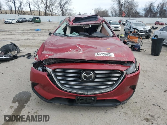 2018 Mazda CX-9 Touring with VIN JM3TCACY7J0210812, listed as a Copart auction lot 45380805 with 83,403 mi miles and Salvage title. Bid and sale history available at DreamBid. Image 5.