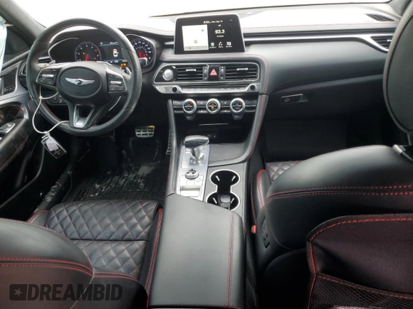 2019 Genesis G70 2.0T Advanced with VIN KMTG44LA8KU034148, listed as a Copart auction lot 71370214 with 37,482 mi miles and Non Repairable. Bid and sale history available at carsss.com. Image 8.