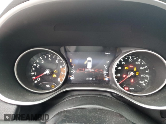2021 Jeep Compass Limited with VIN 3C4NJDCB9MT544254, listed as a Copart auction lot 47752895 with 35,197 mi miles and Salvage Title. Bid and sale history available at carsss.com. Image 9.