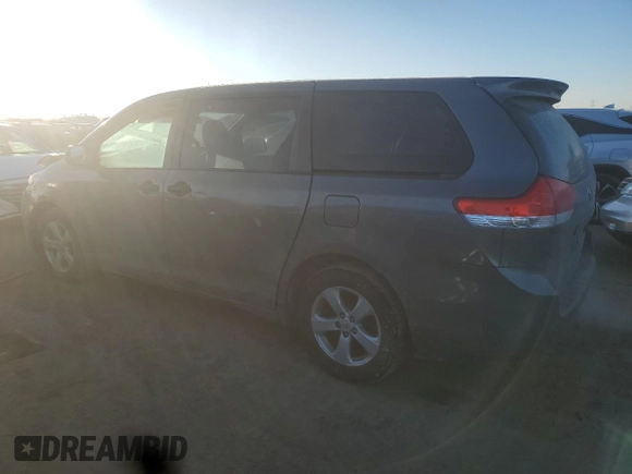 2012 Toyota Sienna with VIN 5TDZK3DC9CS204787, listed as a Copart auction lot 89138125 with 151,131 mi miles and Salvage Title. Bid and sale history available at carsss.com. Image 2.