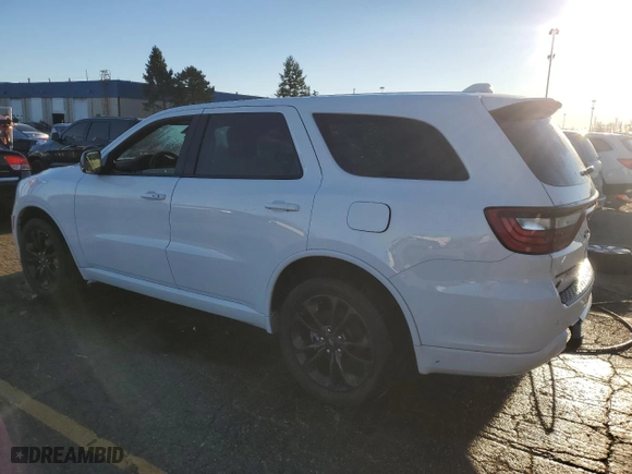 2022 Dodge Durango GT Plus with VIN 1C4RDJDGXNC161034, listed as a Copart auction lot 79627674 with 23,272 mi miles and Clean Title. Bid and sale history available at carsss.com. Image 2.