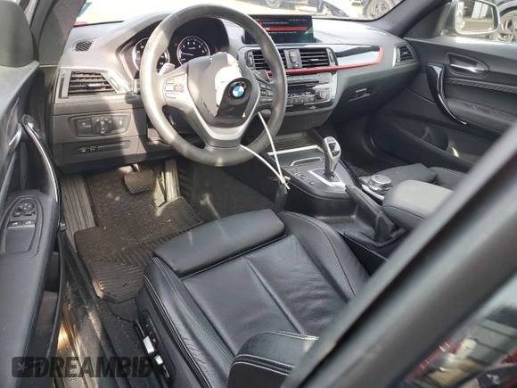 2020 BMW 2 Series 230i xDrive with VIN WBA2J3C07L7D96605, listed as a Copart auction lot 82123324 with 27,826 mi miles and Salvage Title. Bid and sale history available at carsss.com. Image 8.